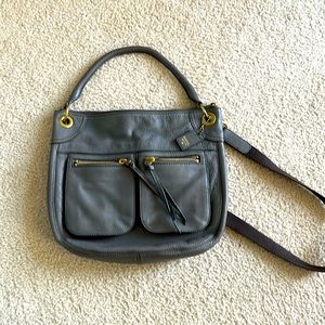 Genuine leather Fossil purse in grey